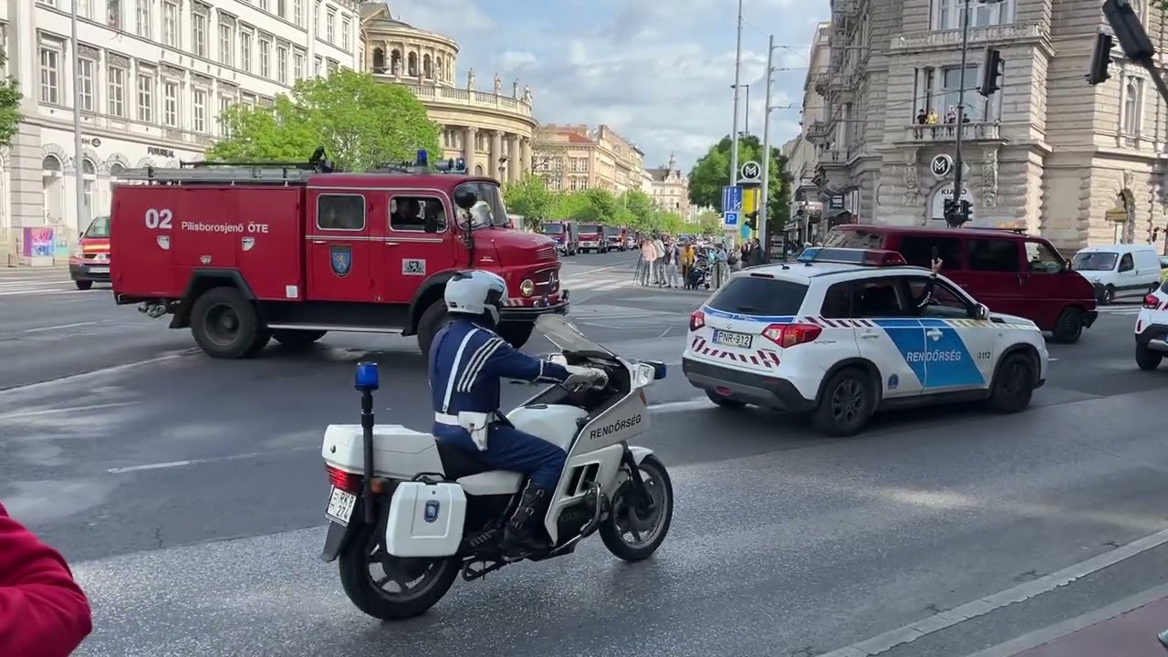 Rendőr és tűzoltó nap felvonulás 2025 (Budapest Városliget)