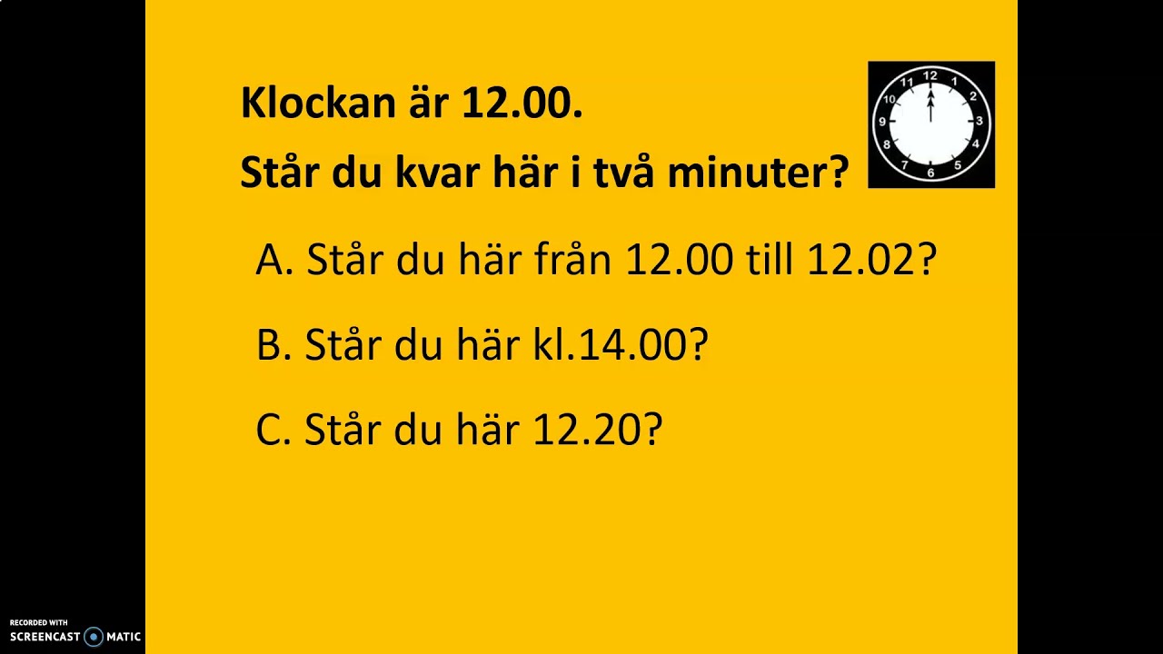 sfigunilla Tidsuttryck del 2 test