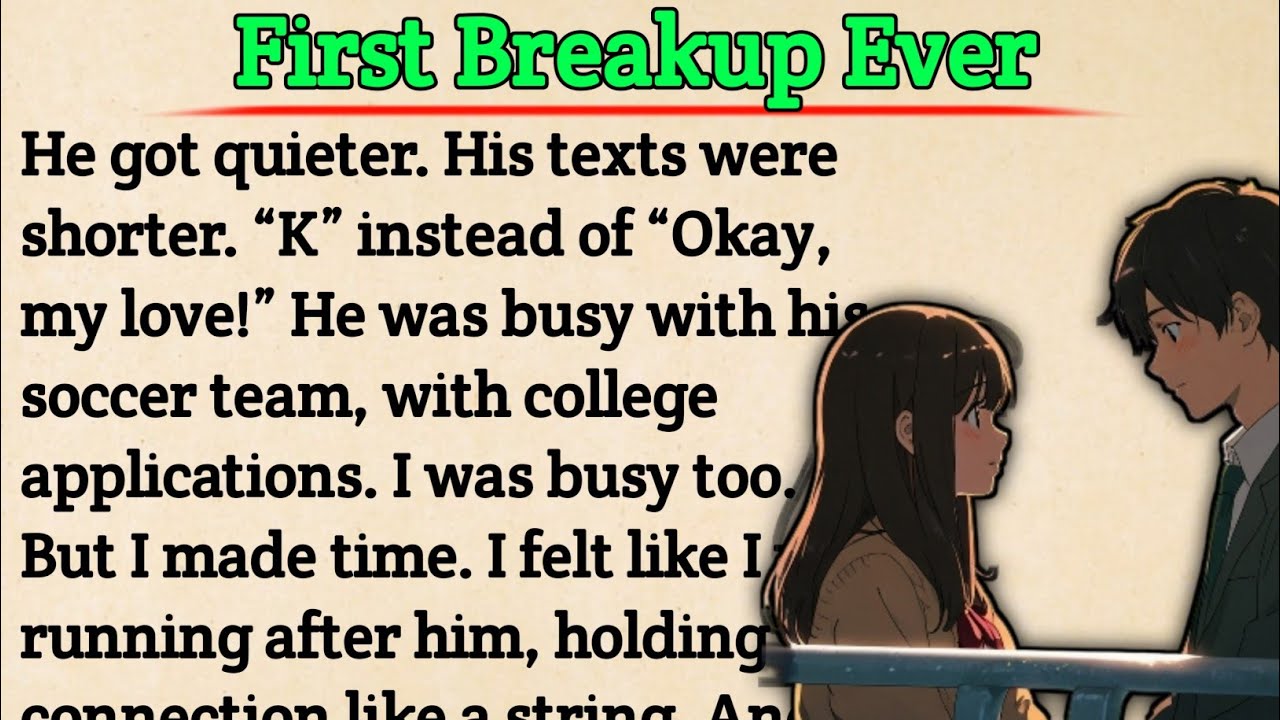 First Breakup Ever || learn English with Stories | Level 3 English | Rewirs Storie