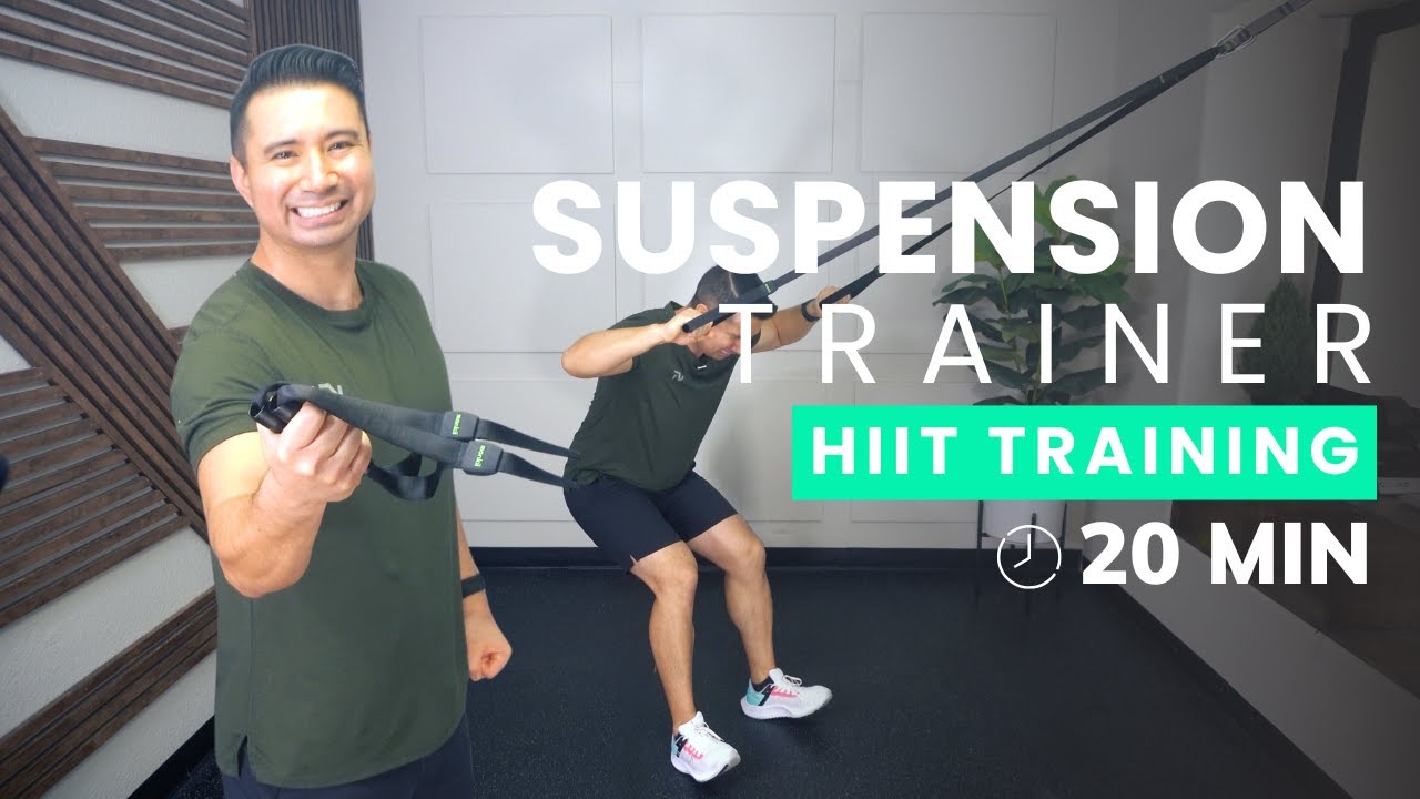 FULL BODY HIIT SUSPENSION TRAINER WORKOUT FOR SMALL SPACES