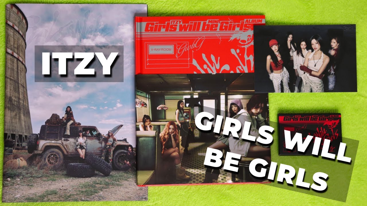 #распаковка Itzy - Girls Will Be Girls версии Special, Photobook и Nemo Мнение об альбоме #kpop