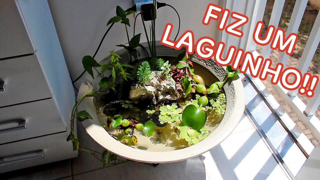 Como fazer um MINI LAGO gastando pouco! Ideal para apartamentos.