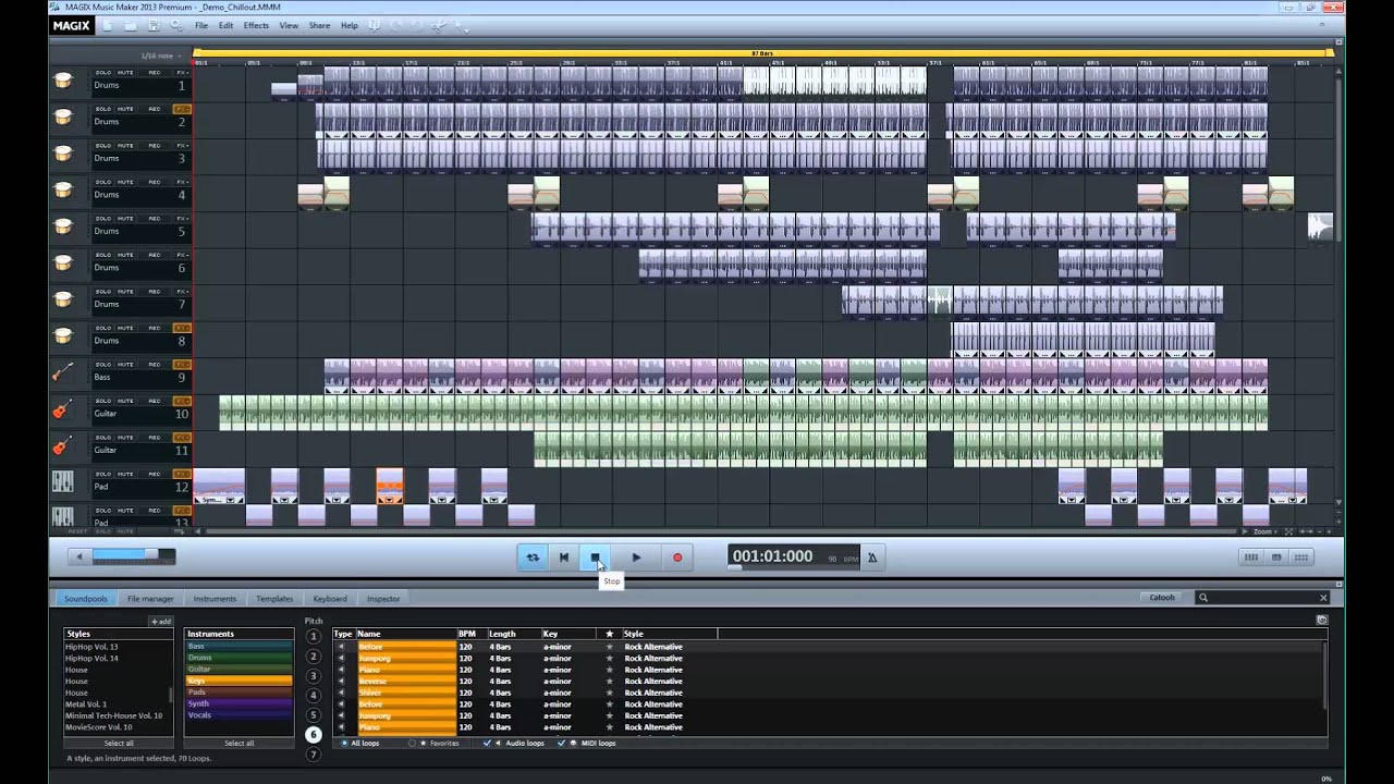 Magix Music Maker 2013 - a review