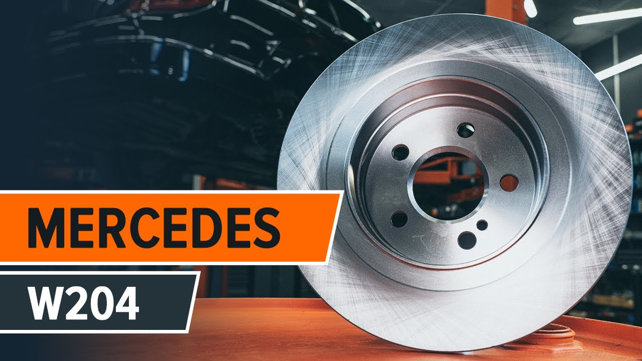 Cómo cambiar los discos de freno parte trasera en MERCEDES W204 [VÍDEO TUTORIAL DE AUTODOC]