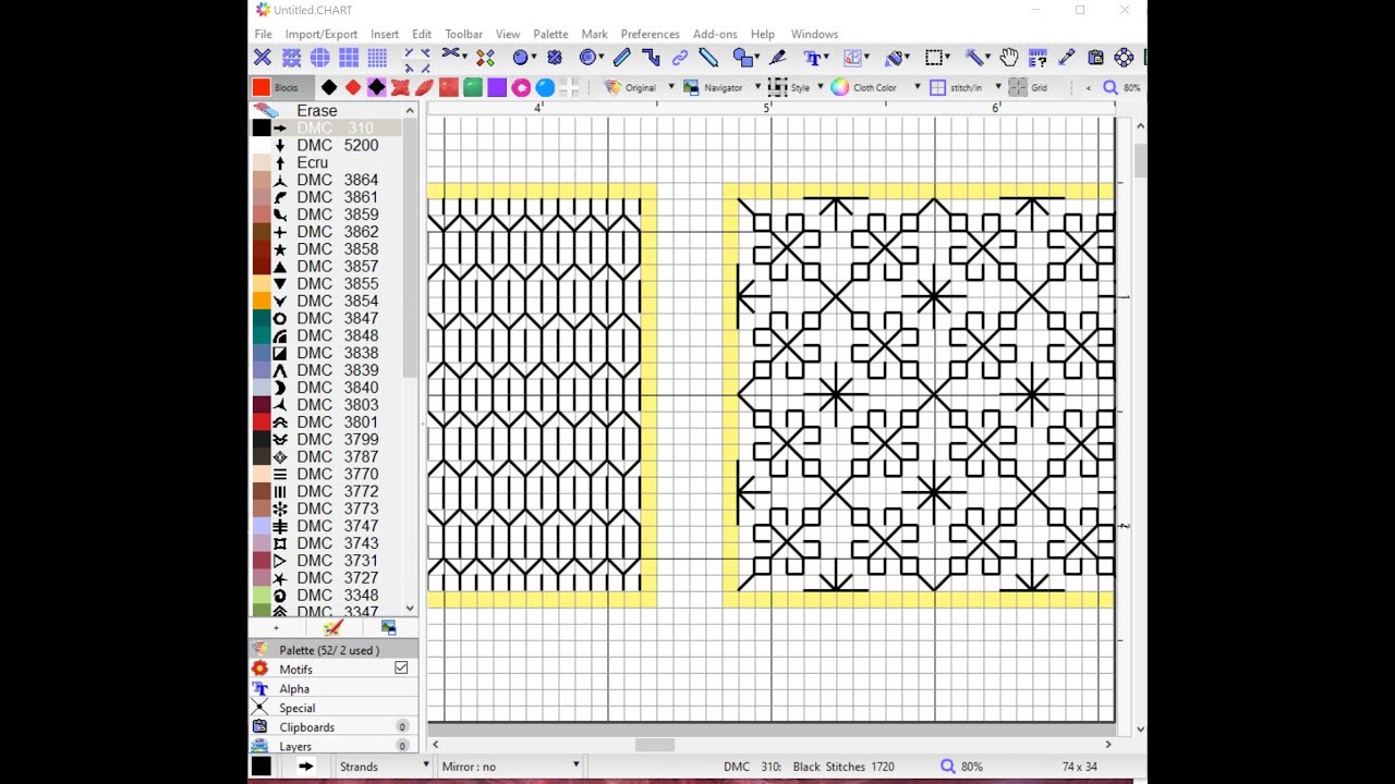 Creating Blackwork With WinStitch (Part 1)