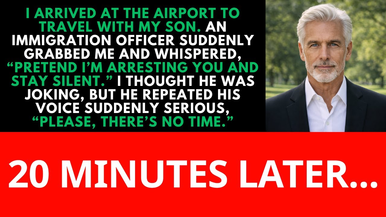 Pretend I'm Arresting You. The Immigration Agent Whispered To Me At The Airport.