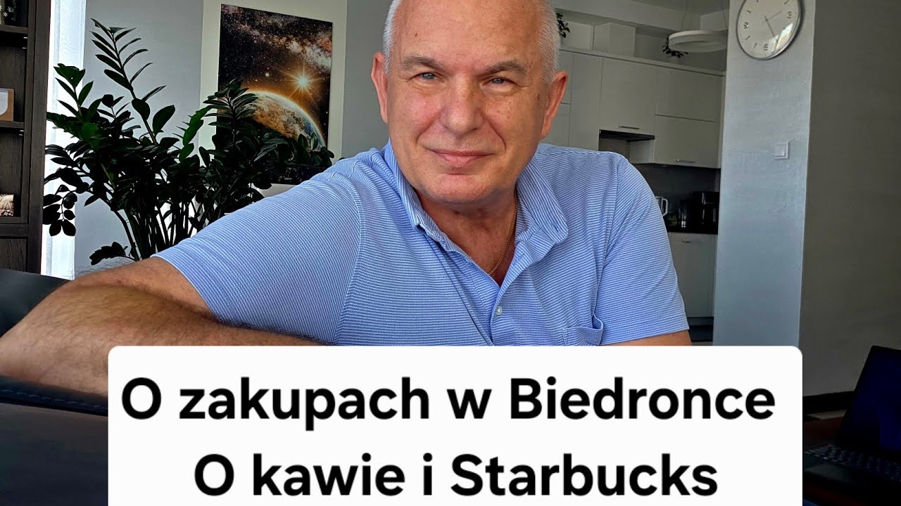 Amerykanie piją mniej espresso.  Zakupy w sklepie spożywczym Biedronka.  Blog re-emigranta.