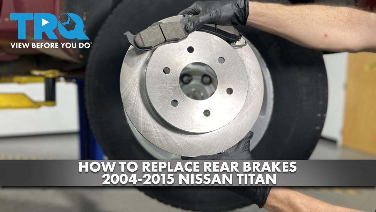 How to Replace Rear Brakes 2004-2015 Nissan Titan