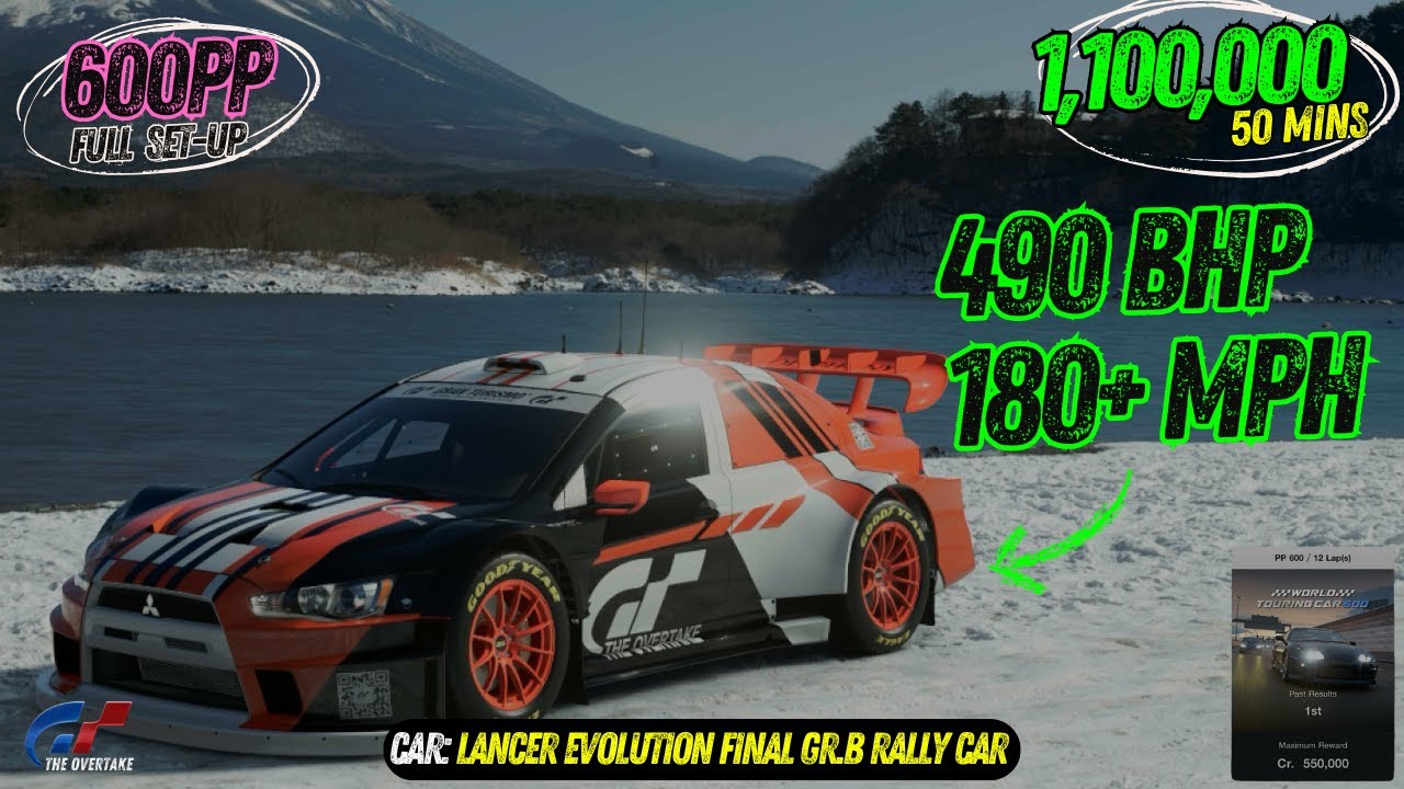 🔥 Lancer Evo Gr.B Rally Car 600PP | Tokyo Expressway Grinder | GT7 Tuning Guide