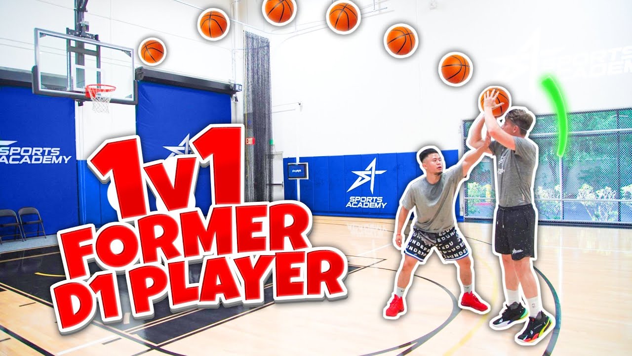 MY TOUGHEST GAME EVER! 1V1 BASKETBALL AGAINST FORMER D1 HOOPER!