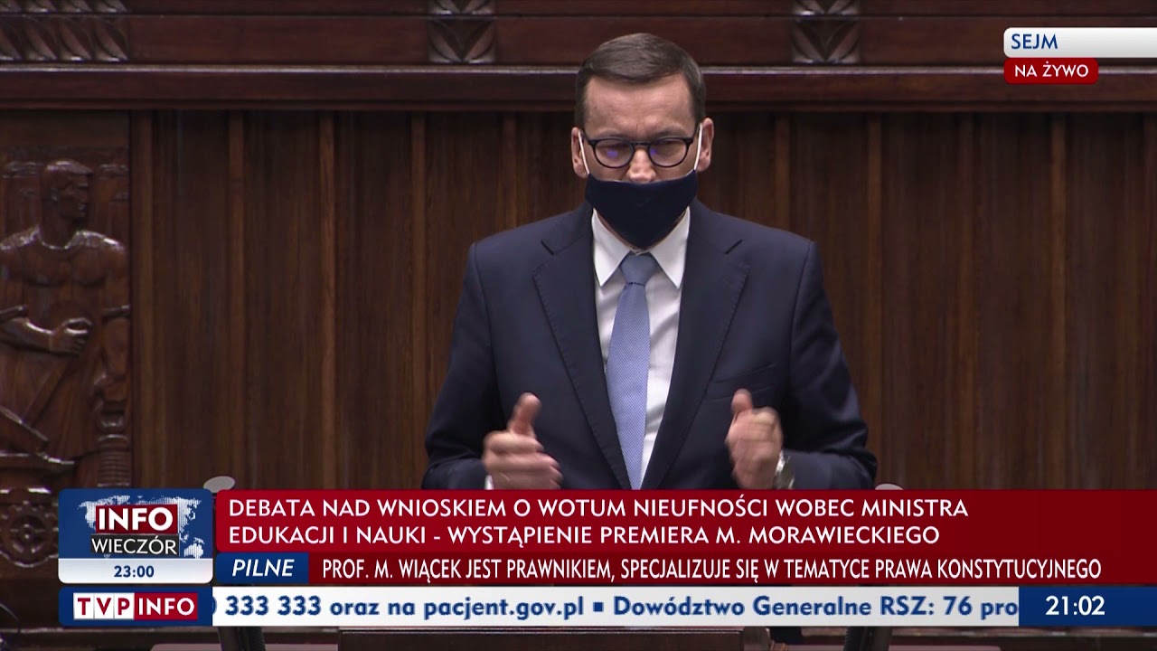 Premier Morawiecki: Powinniśmy bronić dzieci i młodzież przed ideologizacją i indoktrynacją