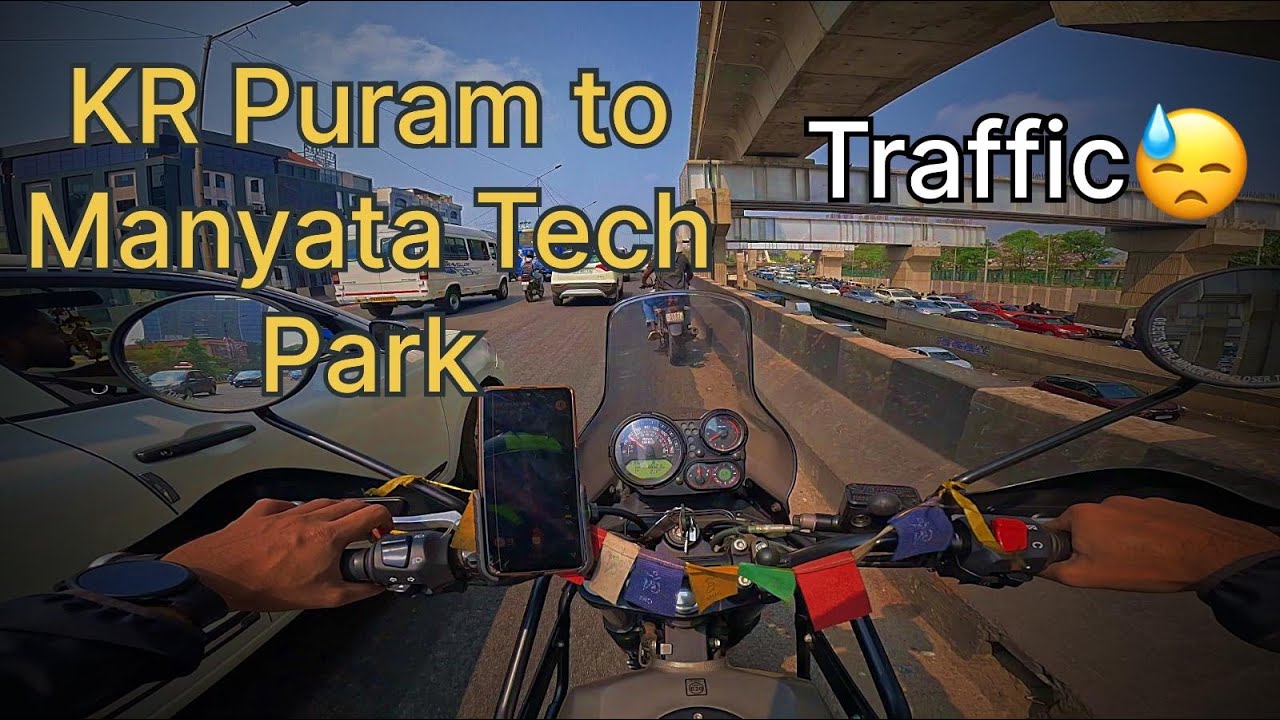 KR Puram to Manyata Tech Park | Hot & Dusty Bengaluru Ride 🔥🏍️