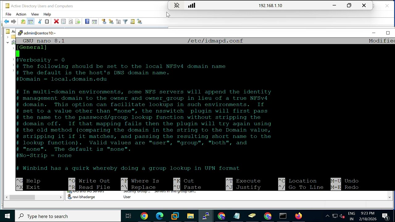 NFS Server configure on CentOS 10 In Active Directory Part 2
