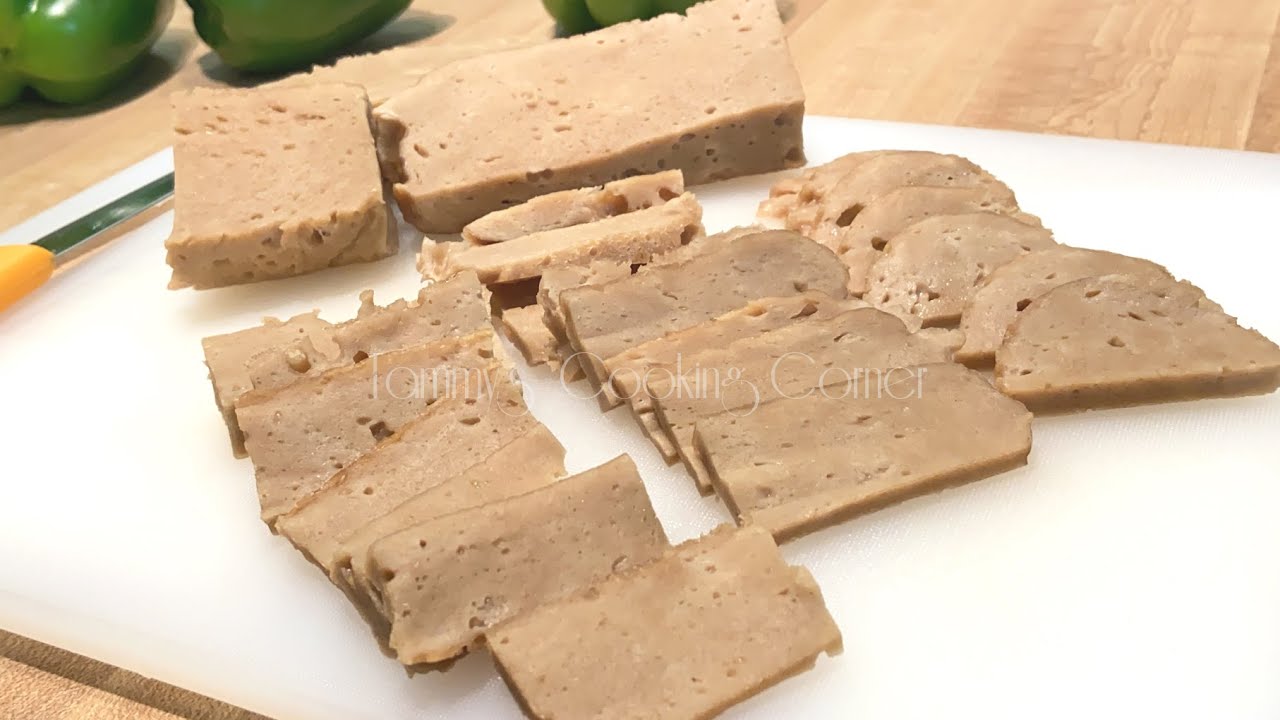 Cách Làm MÌ CĂN Đơn Giản Tại Nhà KHÔNG CẦN RỬA BỘT Công Thức Tiếng Việt  (SEITAN - MOCK MEAT )