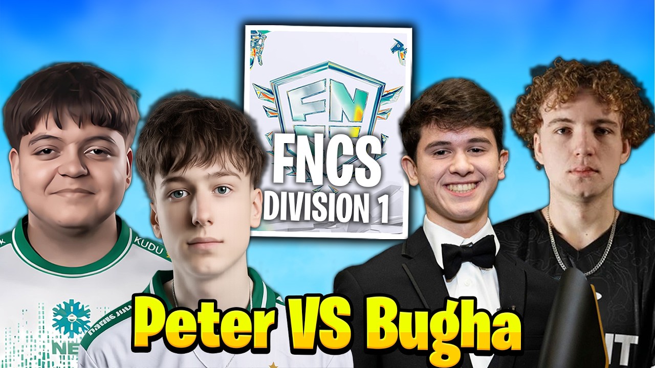 PeterBot Pollo VS Bugha Reet in FNCS DIV 1