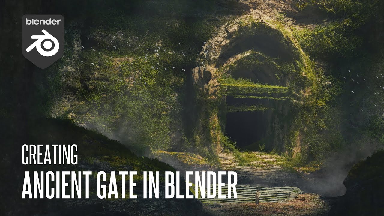Creating Ancient Gate In Blender