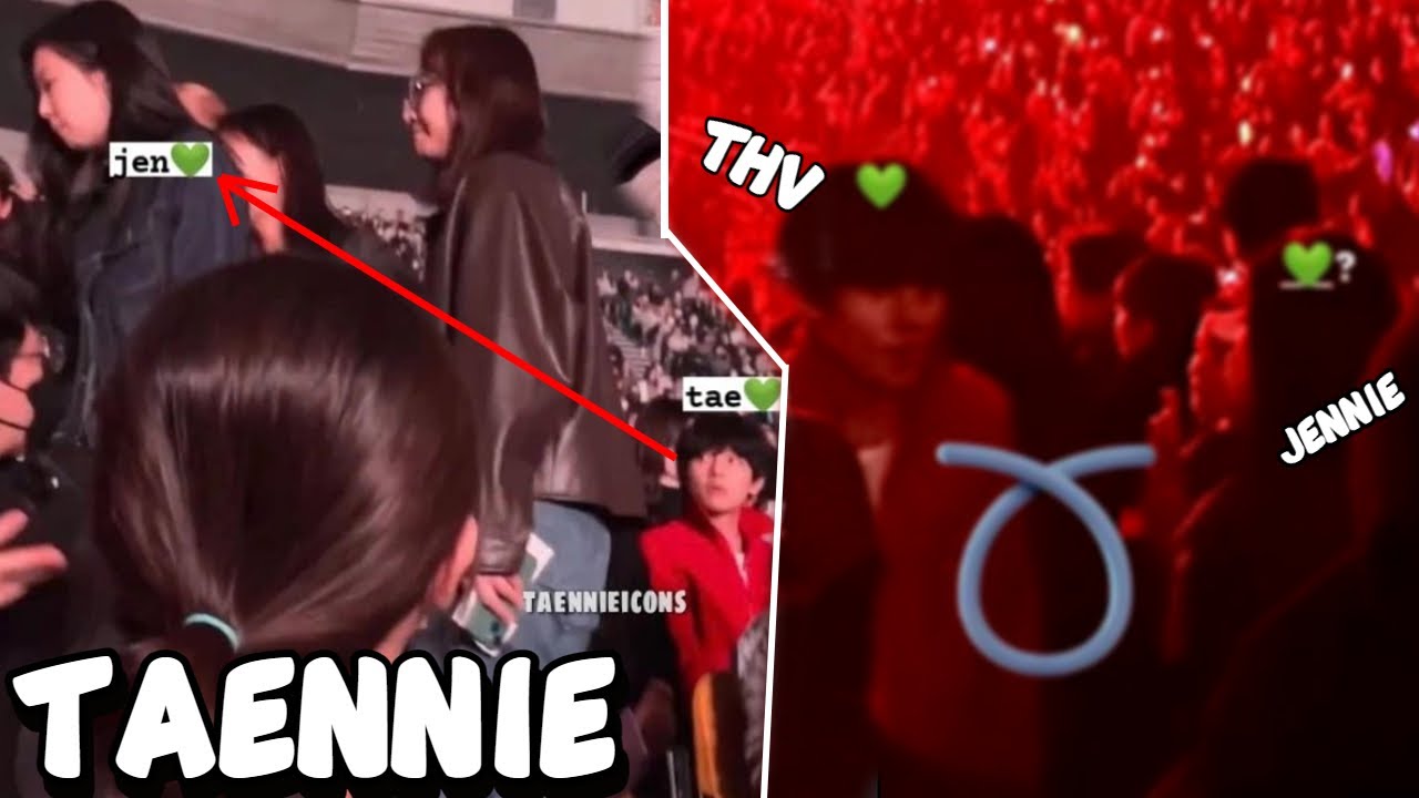 OMG 😲 BTS V with JENNIE at concert REAL! | Also Jennie wears V's hat and more!