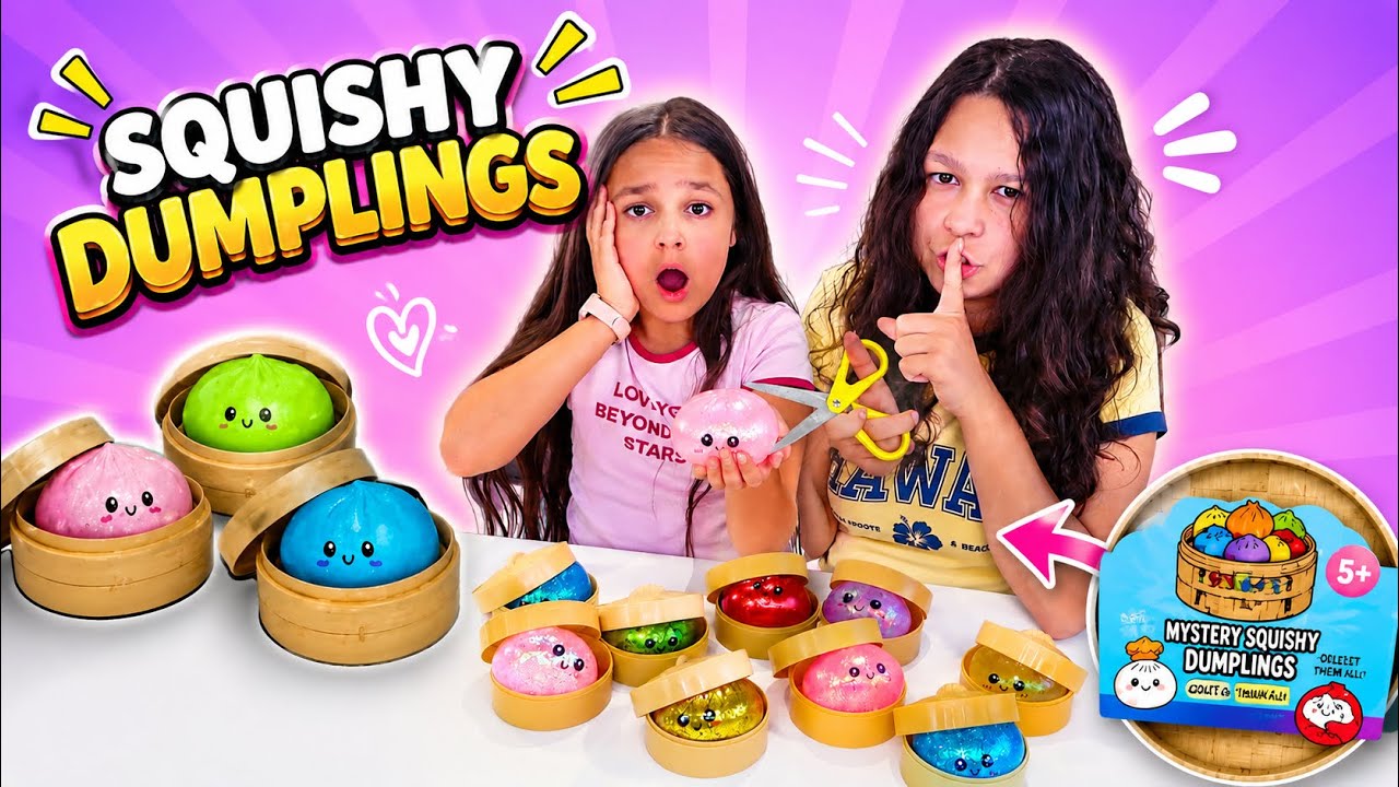 VIRALOWE SQUISHY DUMPLING 🥟z Chińczyka Pierożki Niespodzianki
