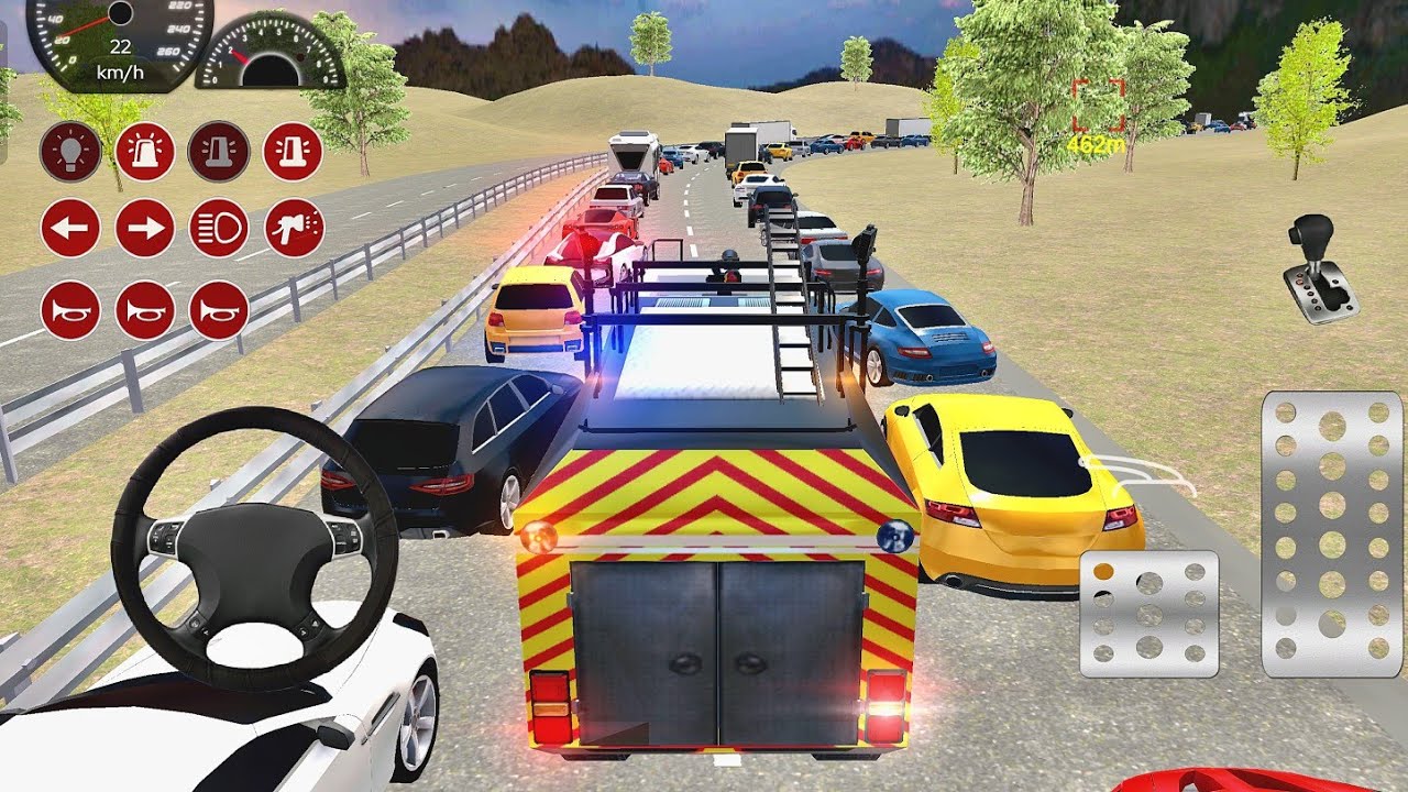 Fire Truck Simulator 2026 🚒 | Emergency Rescue Missions, Traffic Jam & Realistic Firefighter Driving