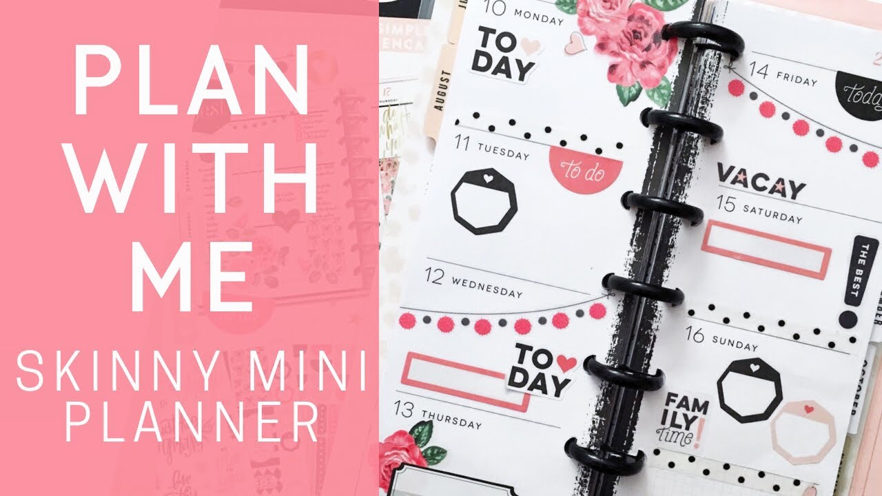 PLAN WITH ME | SKINNY MINI Happy Planner | Simply Lovely
