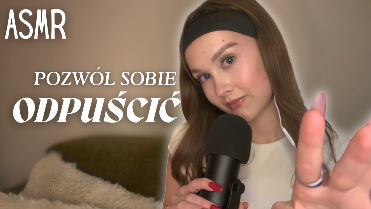 ASMR afirmacje na stres | usiądź ze mną i pozwól sobie zwolnić🤍