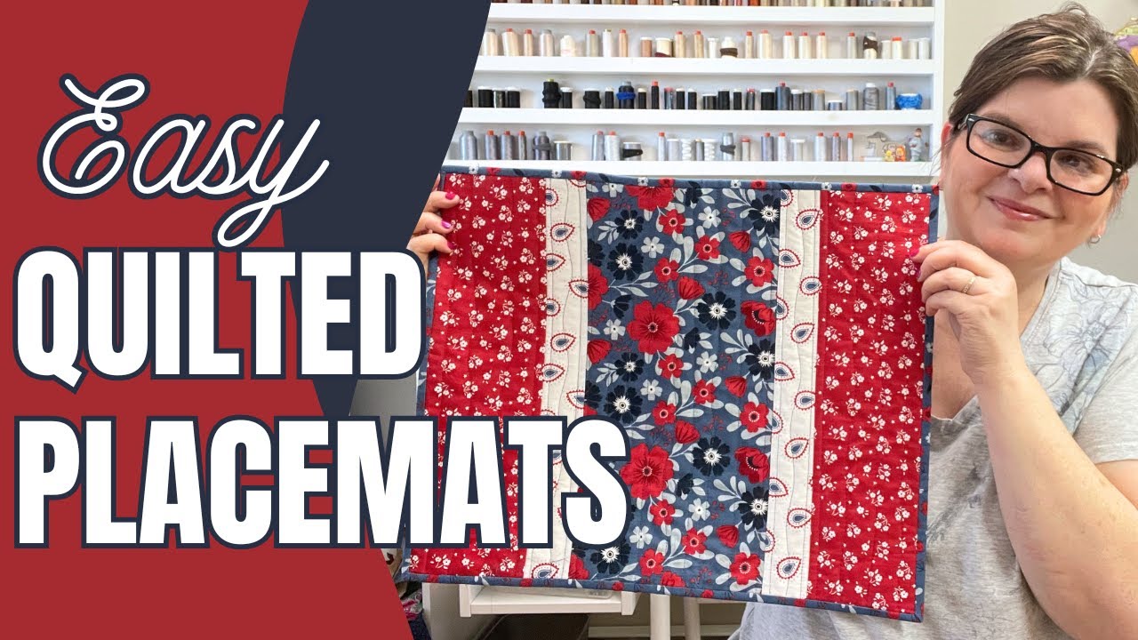 Quilt-As-You-Go Placemat Tutorial