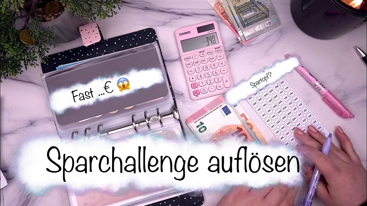 Sparchallenges Auflösen 🥳 Cash Stuffing ❤️ Umschlagmethode