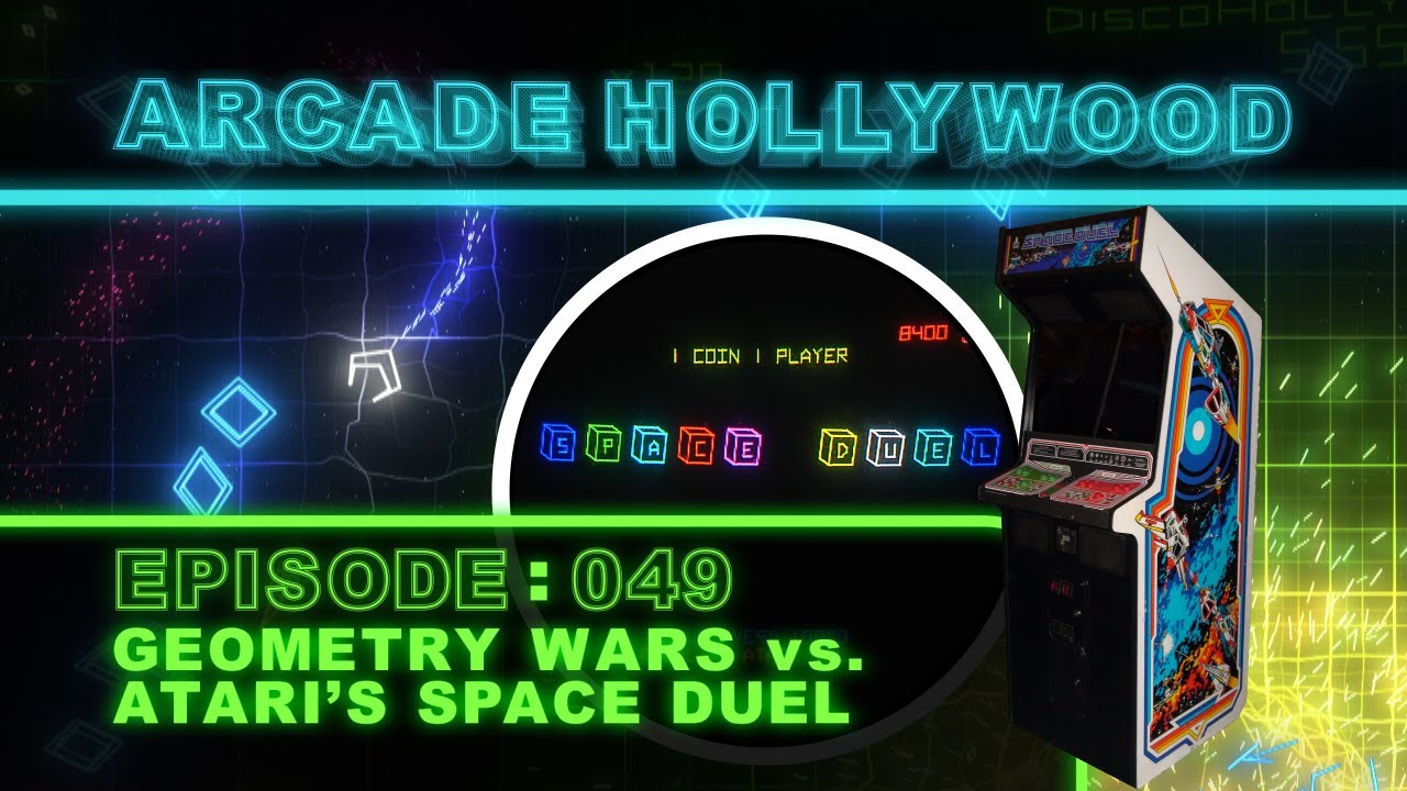Geometry Wars vs. Atari Space Duel Video Games