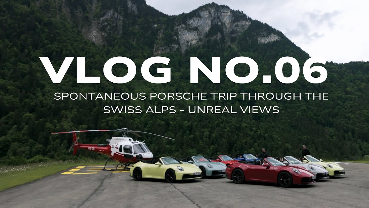 Vlog No.06 Spontaneous Porsche Drive Through the Swiss Alps – Unreal Views!