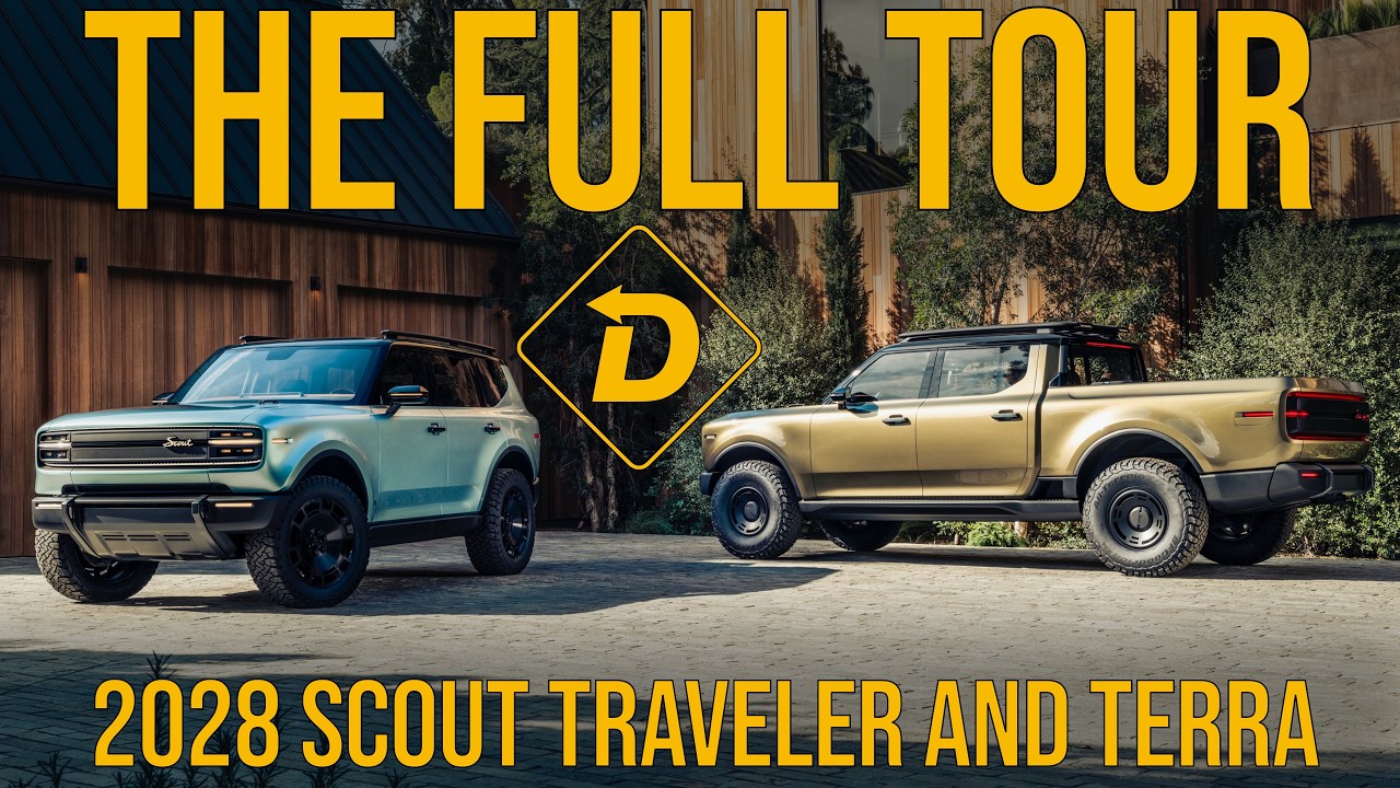 Полный обзор Scout Motors Traveler SUV и Terra Pickup 2028 года: снаружи и внутри #автомобили