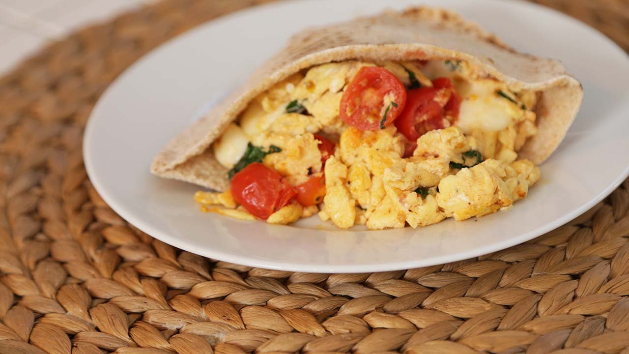 3 Delicious Breakfast Pitas