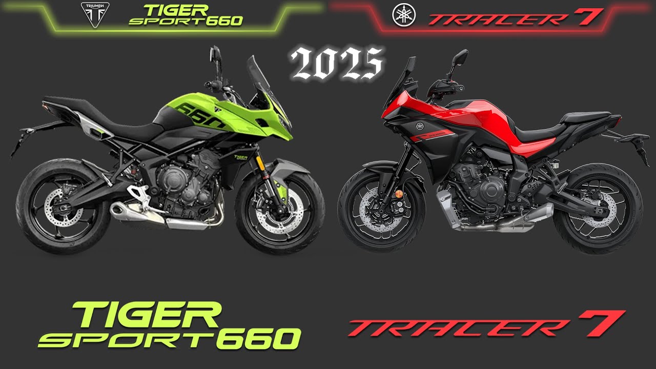 2025 YAMAHA TRACER  7  ⚔️  TRIUMPH TIGER SPORT 660 | Comparison | Mileage | Top Speed | Price | BI