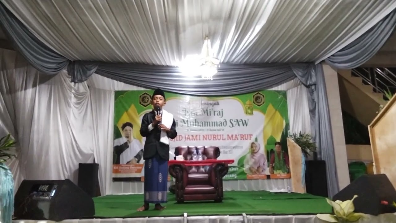 Ceramah pidacil,isra mi'raj