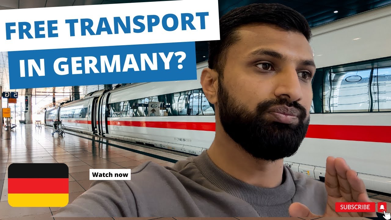 Train system in germany | Kya transport free hai? | full explanation