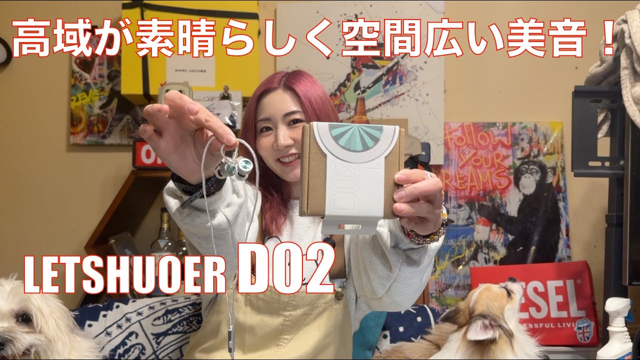 【 LETSHUOER D02 】高域がとても美しくキレイで空間が広く、解像度・定位も抜群なエントリー有線イヤホン！【提供でもガチレビュー】