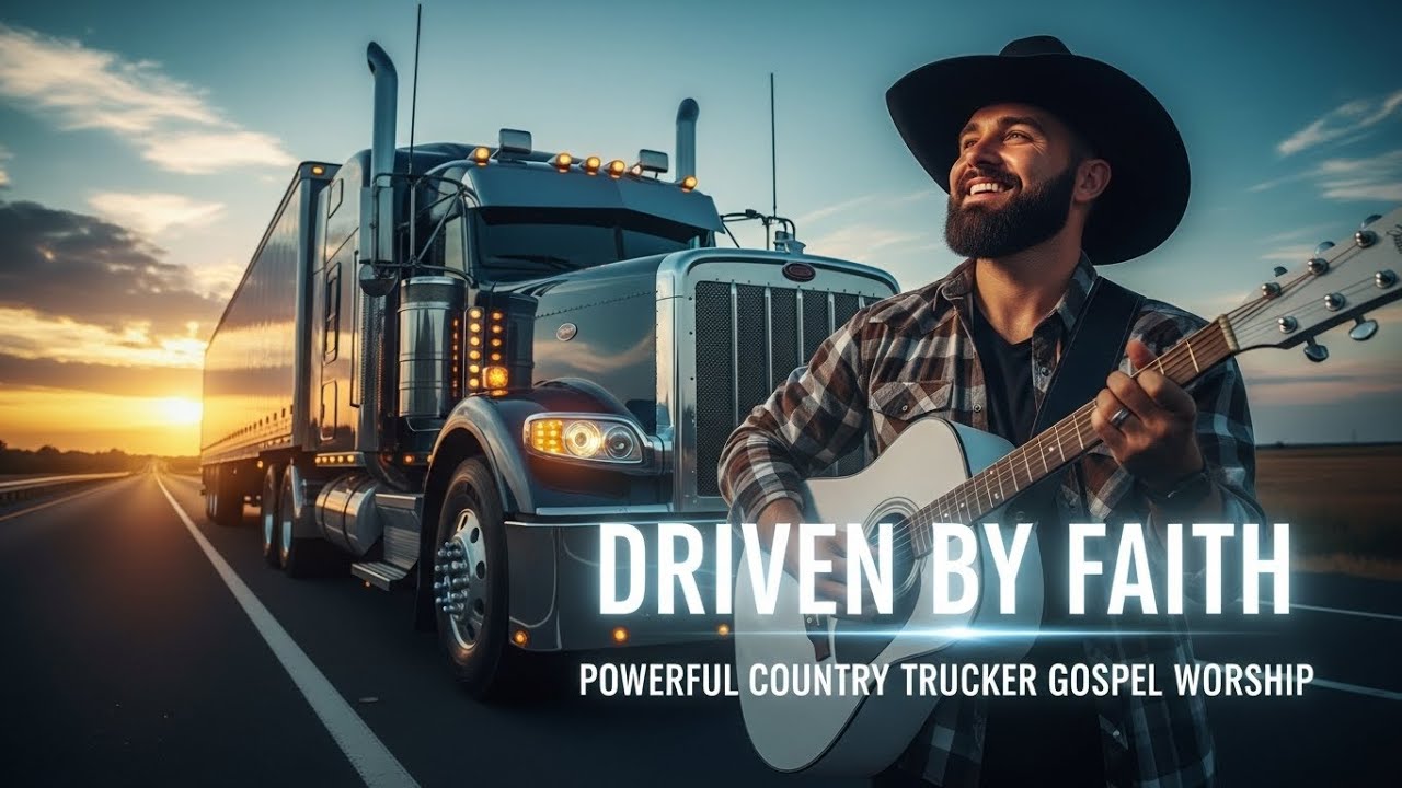 🚛✨ Driven by Faith – Powerful Country Trucker Gospel Worship