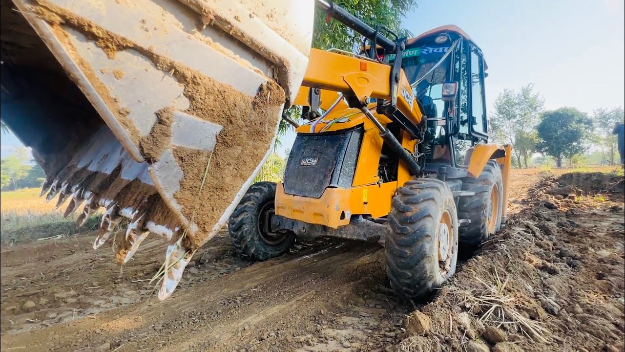 Jcb Dozer working In Village (Leveling Soil) @droneplanet2040 