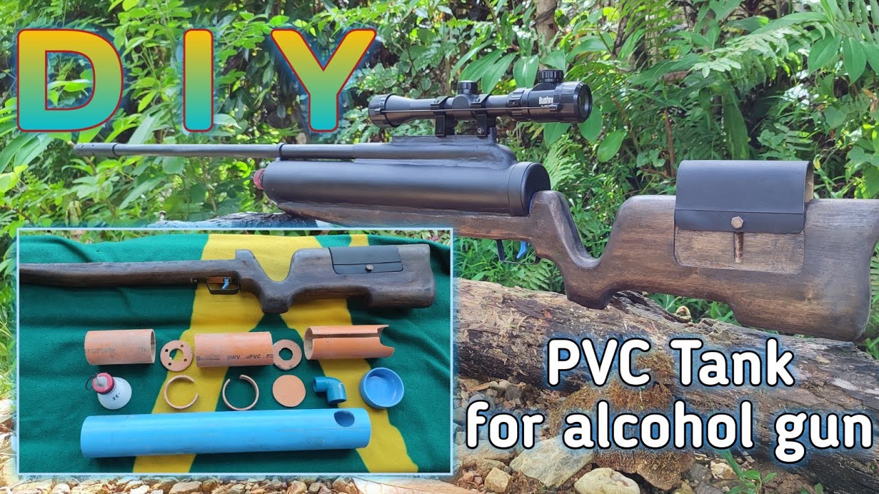 very simple PVC Tank for alcohol gun