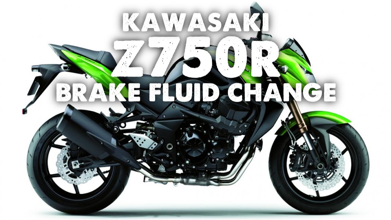 591. Kawasaki Z750R Brake Fluid Change | Garage Video