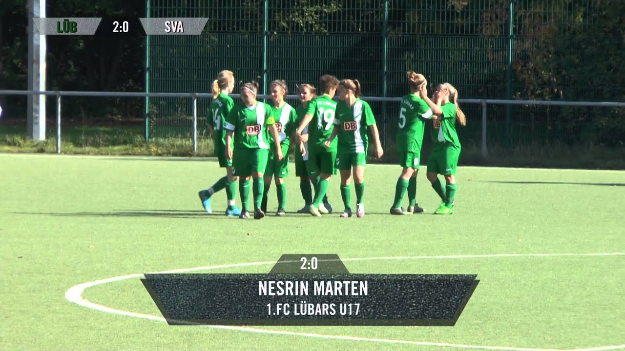 1.FC Lübars - SV Adler (U17 B-Jugend, Frauen Verbandsliga) - Spielszenen | SPREEKICK.TV