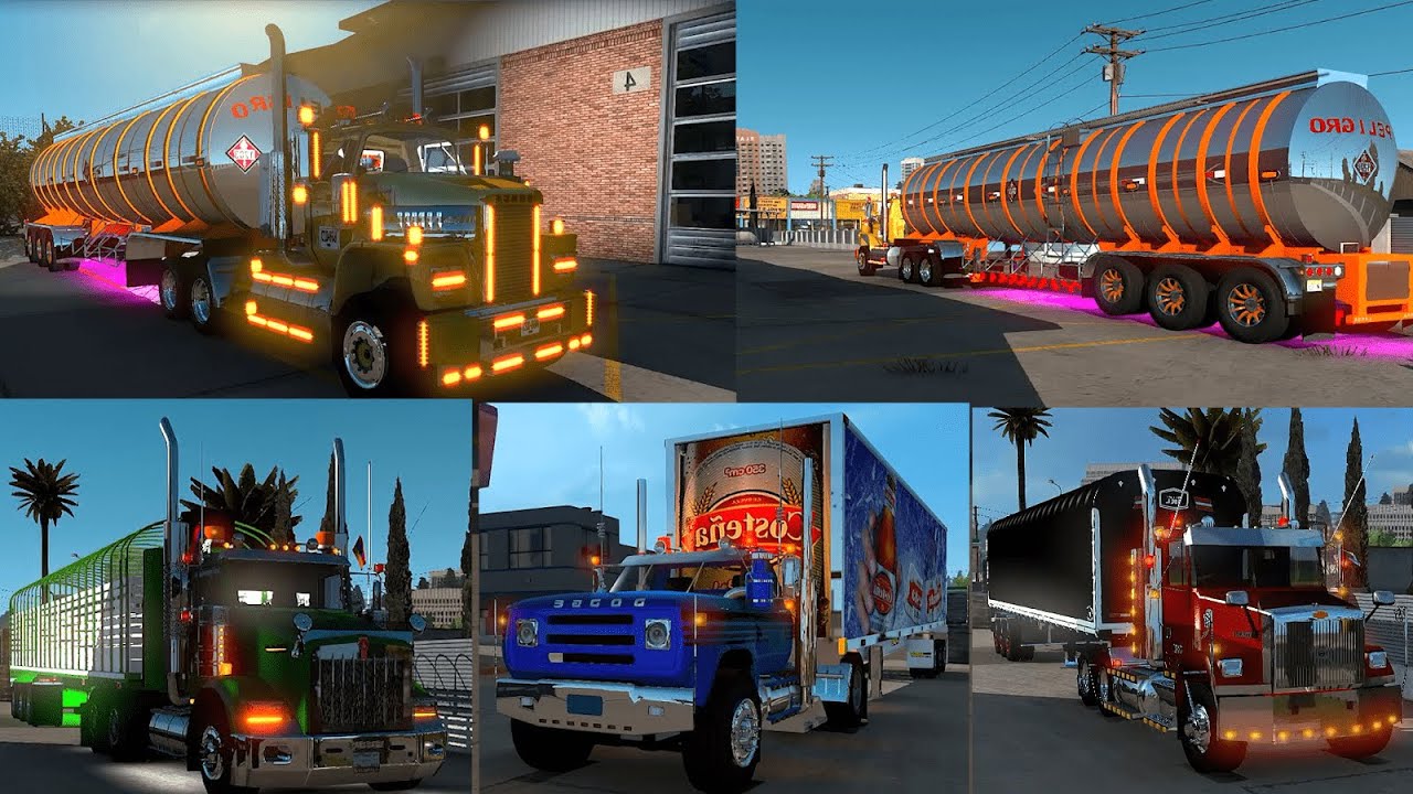 ✅SUPER PACK DE CAMIONES Y REMOLQUES COLOMBIANOS ATS 1.38 1.39+PACK DE LLANTAS+PACK SONIDOS+MOD MANOS