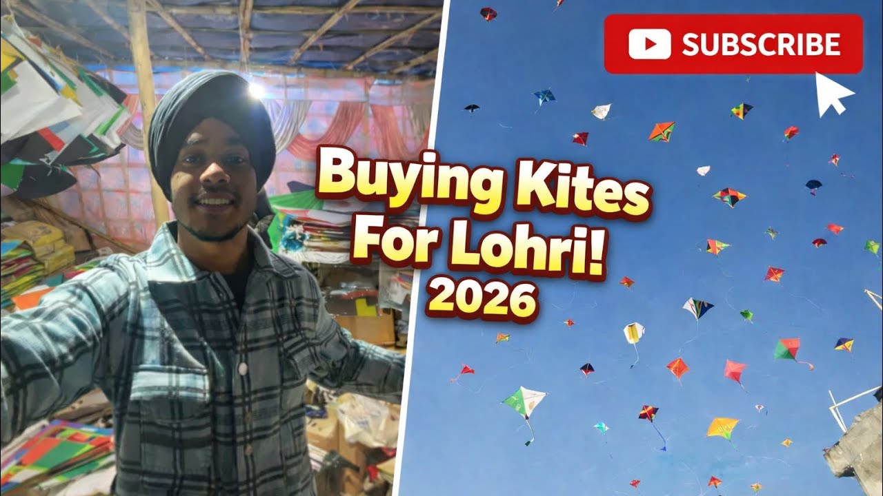 Buying Kites🪁for LOHRI🔥Kites Stash 2026!!