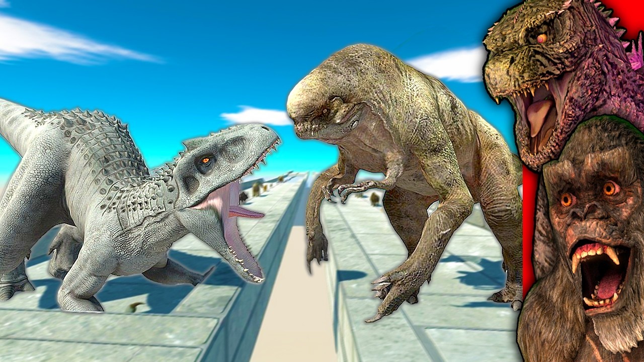 Indominus Rex vs D-Rex! Who is Stronger