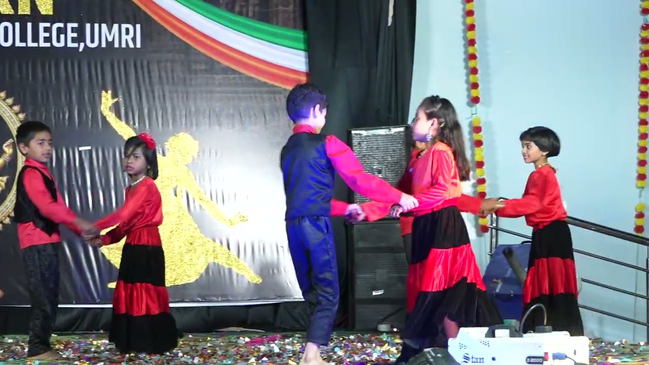 Sanorita dance performance by students of class 2nd... #sanorita #salsa #fandance