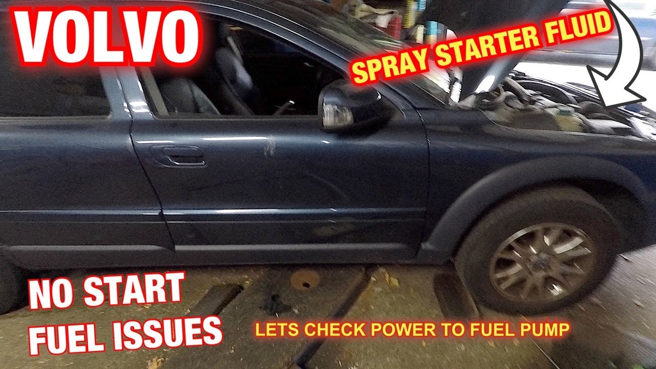 Volvo no start diagnostic  |  test fuel pump module and test power to fuel pump