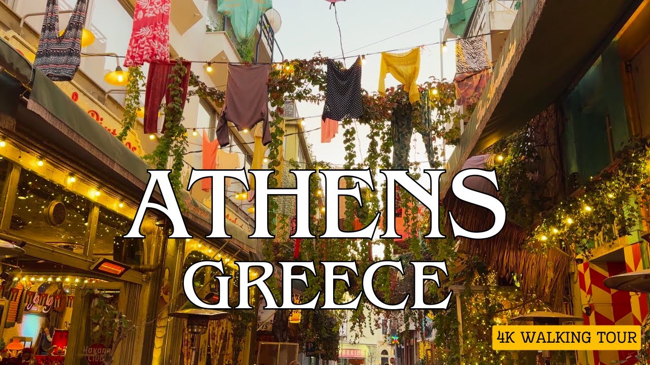 “Walking Tour of Athens, Greece at Christmas | Magical Festive Vibes in a Historic City”