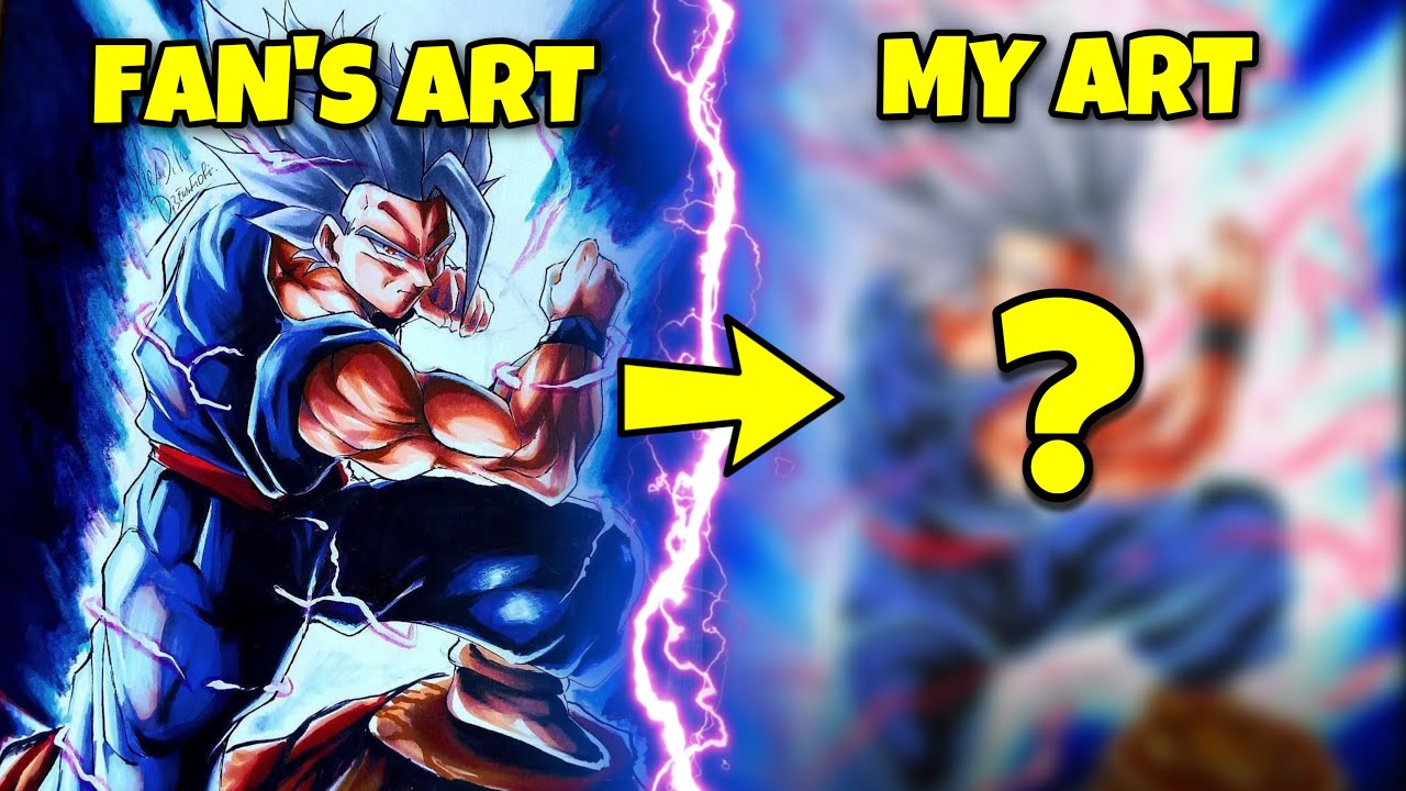 FAN's Art ReDraw! Drawing GOHAN Beast!
