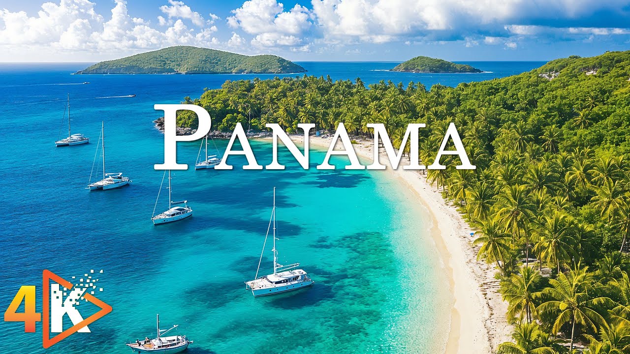 Panama 4K - Pristine Beaches and Tropical Paradise with Relaxing Music - 4K Video Ultra HD
