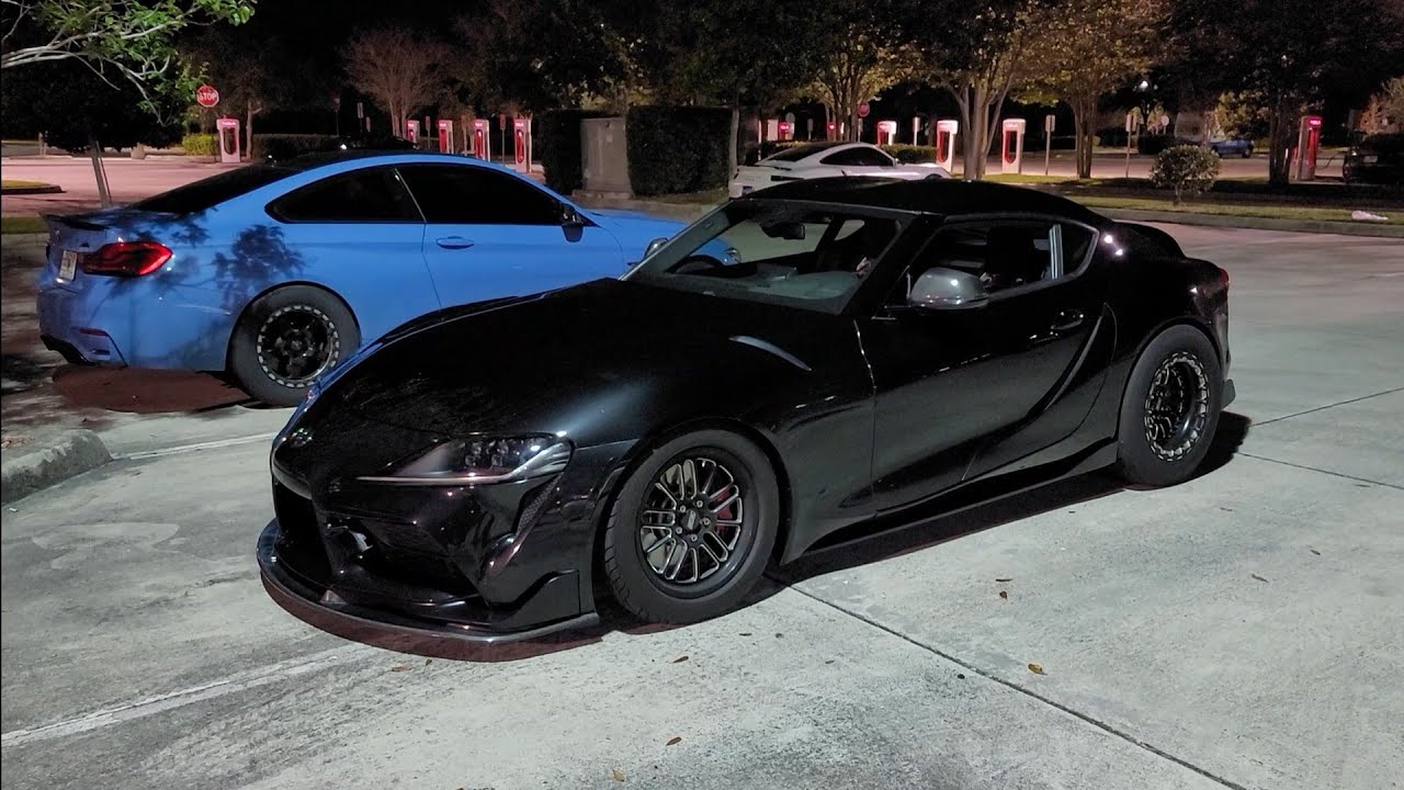 2020 Toyota Supra PT6870 Turbo 117R Fuel vs 2016 Porsche 911 Turbo S 68mm Hybrid Turbos 93 & Meth