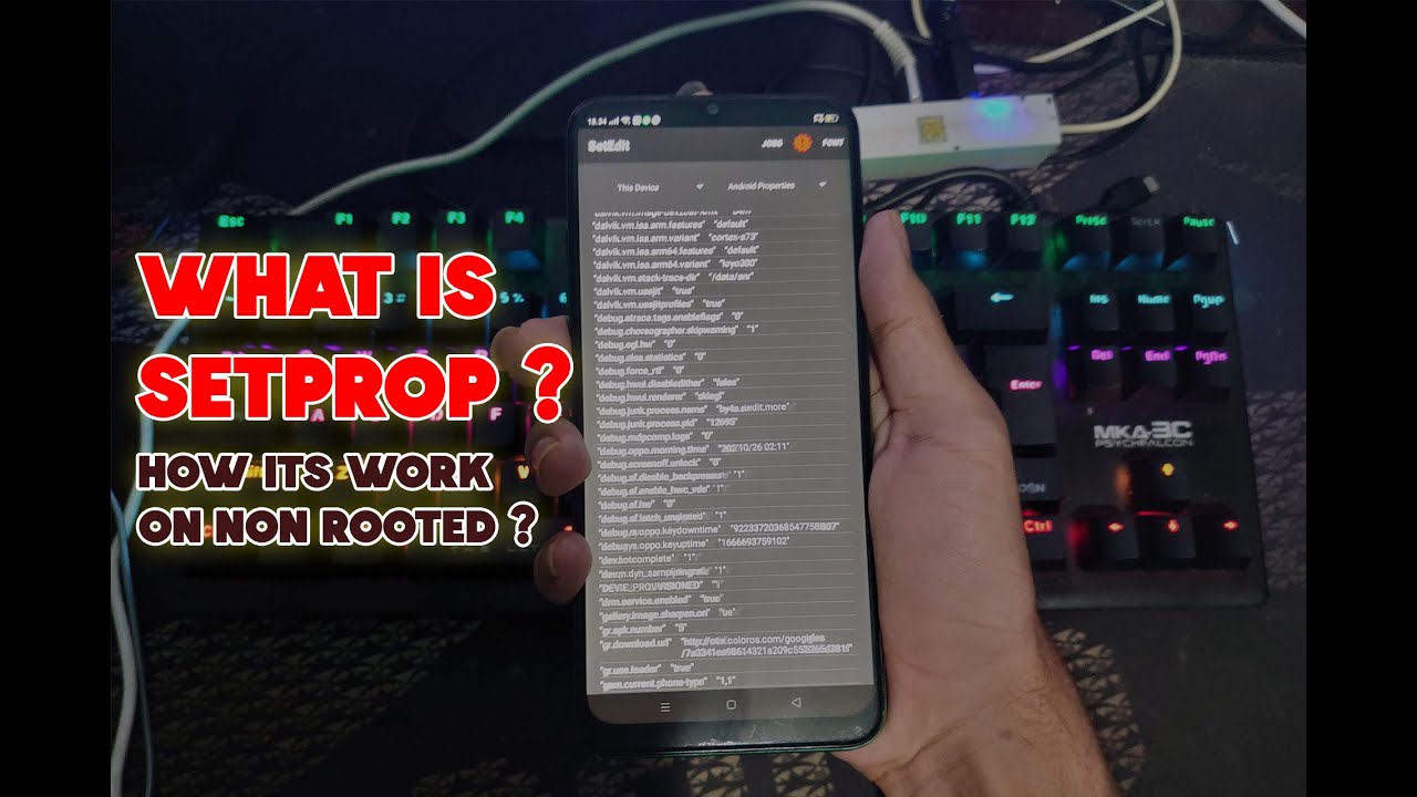 APA ITU SETPROP ? SEBERAPA PENGARUHNYA TERHADAP PENINGKATAN PERFORMA HP NON ROOT ?